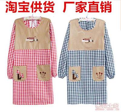 【0廠家直銷(xiāo)韓式廚房長(zhǎng)袖三棵樹(shù)刺繡棉麻圍裙女士防水防油反穿衣批發(fā)】義烏市進(jìn)財(cái)塑料袋廠 - 產(chǎn)品庫(kù)