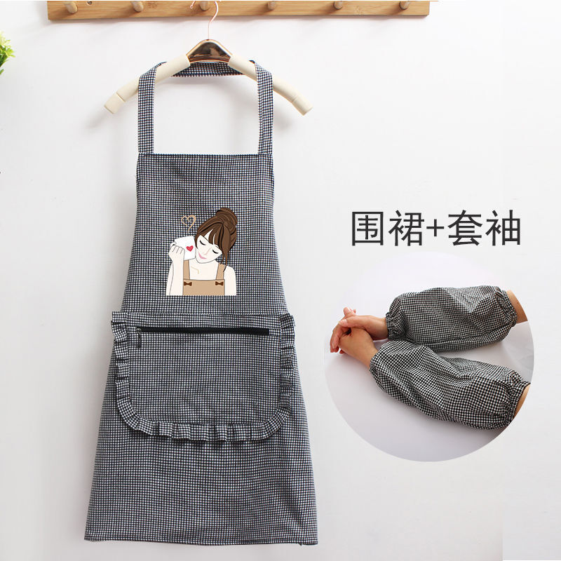 圍裙新風(fēng)尚 韓版無袖罩衣如何定義現(xiàn)代廚房美學(xué)